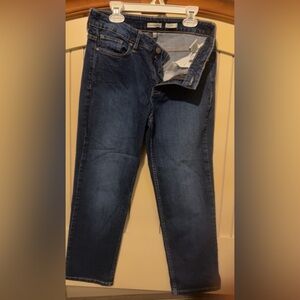 Calvin Klein Jeans Deep Blue Cropped Denim
